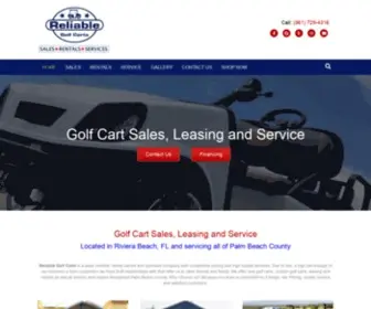 Reliablegolfcarts.com(Reliable Golf Carts) Screenshot