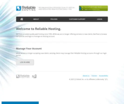 Reliablehosting.com(Reliable Hosting.com) Screenshot