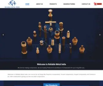 Reliablemetalindia.in(Reliable Metal India) Screenshot