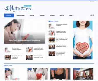 Reliablenutritions.com(Get Your Free Account) Screenshot