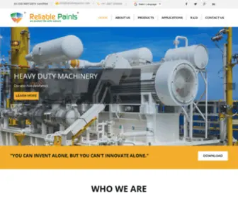 Reliablepaints.com(Reliable Paints) Screenshot