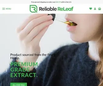 Reliablereleaf.com(Reliable ReLeaf) Screenshot