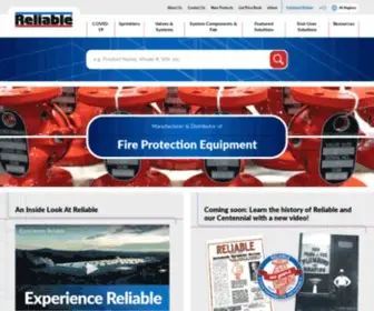 Reliablesprinkler.com(Fire Protection Equipment) Screenshot