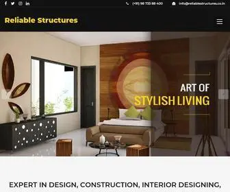 Reliablestructures.co.in(Interior Designer) Screenshot