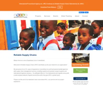 Reliablesupplychains.com(Reliable Supply Chains) Screenshot