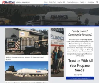 Reliance-Propane.com(Reliance Propane) Screenshot