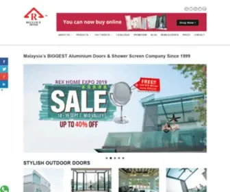 Reliancehome.com(Malaysia's BIGGEST Shower Screen & Aluminum Doors ManufacturerReliance Home) Screenshot