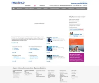 Relianceidc.net(Reliance Data Center) Screenshot