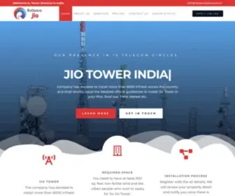 Reliancejiotowers.in(India's Largest Mobile Tower Installation Company) Screenshot