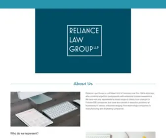 Reliancelawgroup.com(Reliance Law Group) Screenshot