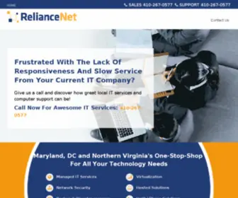 Reliancenet.com(Reliancenet) Screenshot