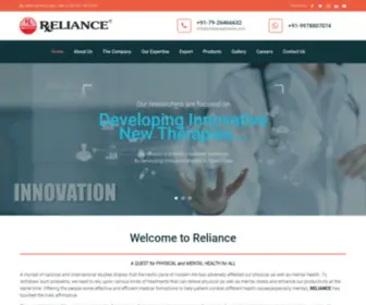 Reliancepharma.com(Reliance) Screenshot