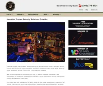 Reliancesecurityus.com(Security Solutions Providers) Screenshot