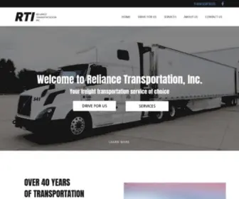 Reliancetransportation.com(Reliance Transportation) Screenshot