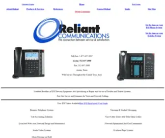 Reliant-Communications.com(Reliant Communications) Screenshot