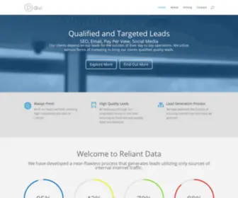 Reliant-Data.com(Reliant Data) Screenshot
