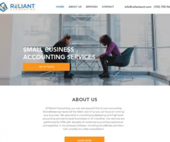 Reliantacct.com(Reliant Accounting) Screenshot