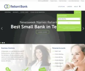 Reliantbank.com(Reliant Bank) Screenshot