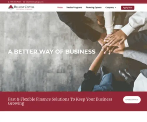 Reliantcapitalgrp.com(A Better Way Of Business Reliant Capital Group) Screenshot