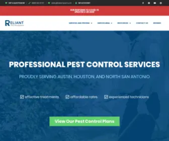 Reliantpest.com(Serving Austin) Screenshot