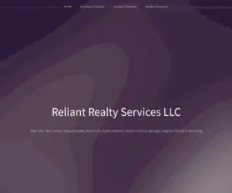 Reliantrs.com(Reliant Realty Services LLC) Screenshot