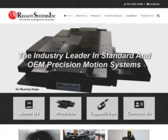 Reliantsystemsinc.com(Reliant Systems) Screenshot