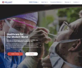 Relianturgentcare.com(Reliant Urgent Care) Screenshot