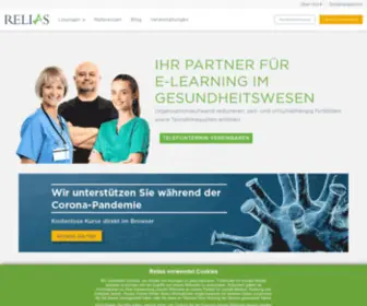Relias.de(E-Learning-Lösungen für das Gesundheitswesen) Screenshot