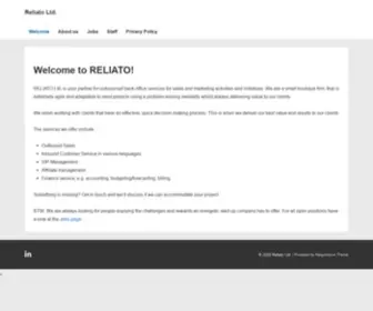 Reliato.com(Reliato Ltd) Screenshot