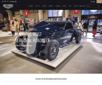 Relicate.com(In-stock and Custom Leather Hides and Upholstery Supplies) Screenshot