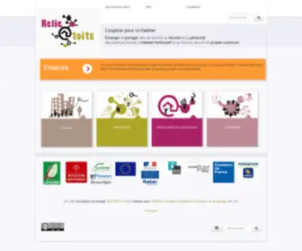 Relie-Toits.org(Habitat participatif) Screenshot