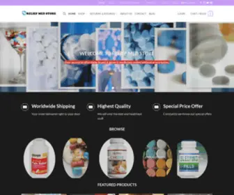 ReliefmedStore.com(Relief Med Store) Screenshot