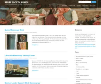 Reliefsocietywomen.com(To know the history) Screenshot