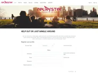 Reliefster.com(Join Reliefster) Screenshot