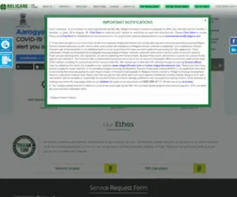 Religarefinvest.com(Religare) Screenshot