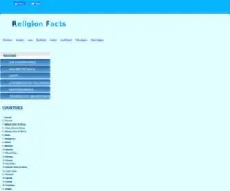 Religion-Facts.com(RELIGIONS OF THE WORLD) Screenshot