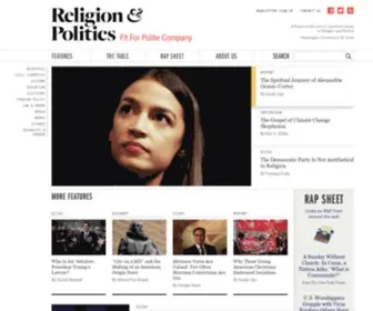 Religionandpolitics.org(Religion & Politics) Screenshot