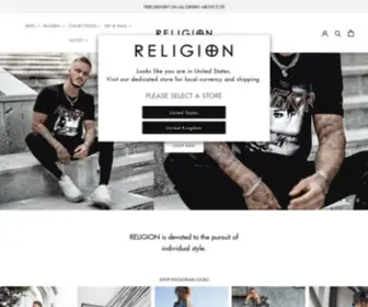 Religionclothing.com(RELIGION Clothing) Screenshot