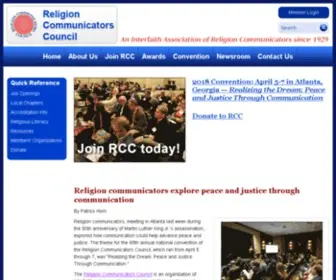 Religioncommunicators.org(Religion Communicators Council) Screenshot