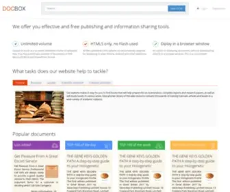 Religiondocbox.com(We offer you effective and free publishing and information sharing tools) Screenshot