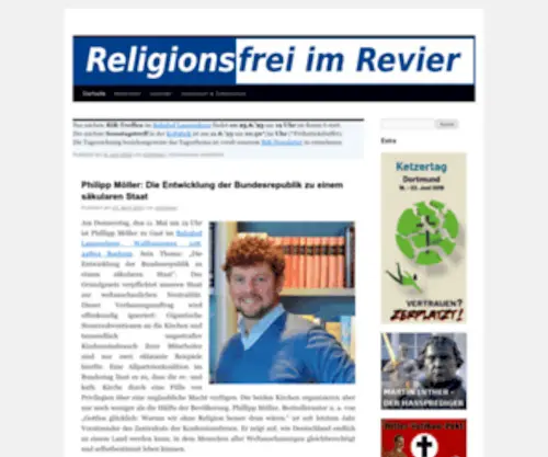 Religionsfrei-IM-Revier.de(Religionsfrei im Revier) Screenshot