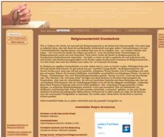 Religionsunterricht-Material.de(Religionsunterricht Grundschule) Screenshot