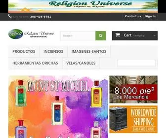 Religionuniverse.com(Religion Universe Import & Export Inc) Screenshot