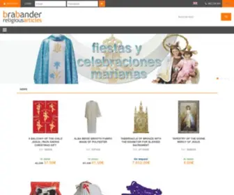 Religiousarticles.net(Religious articles Brabander) Screenshot
