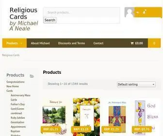 Religiouscards.co.uk(Religious Cards for Churches & Christian Bookshops) Screenshot