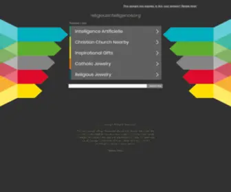 Religiousintelligence.org(Web hosting) Screenshot