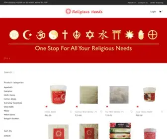 Religiousneeds.com(A one) Screenshot