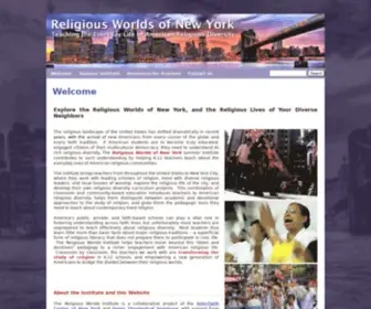 Religiousworldsnyc.org(Religious Worlds of New York) Screenshot