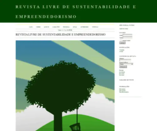 Relise.eco.br(Revista Livre de Sustentabilidade e Empreendedorismo) Screenshot