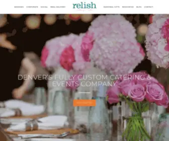 Relishcateringco.com(Relish Catering & Events) Screenshot